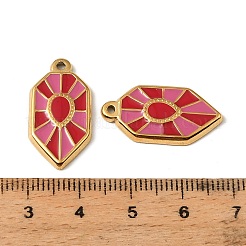 304 Stainless Steel Enamel Pendants&nbsp;STAS-I371-20G-01