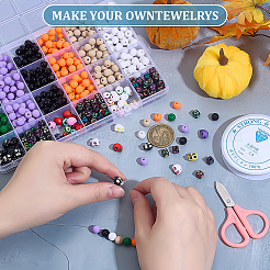 Halloween Theme DIY Bracelets Making Kits&nbsp;DIY-WH0750-046