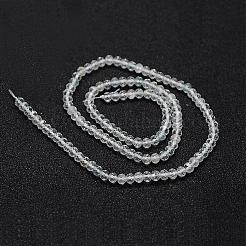 Natural Topaz Crystal Bead Strands&nbsp;G-G663-07-3mm