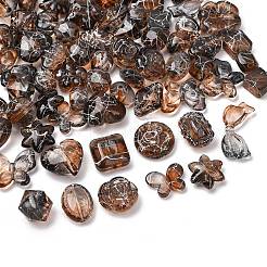 Two Tone Transparent Acrylic Beads&nbsp;OACR-Z041-17