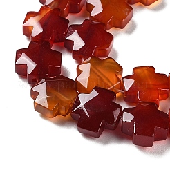 Natural Red Agate Beads Strands&nbsp;G-K357-C05-01