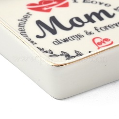 Porcelain Jewelry Holder Tray&nbsp;AJEW-G032-01D