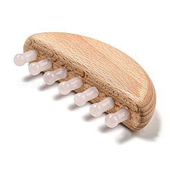 Natural Mixed Stone Scalp Massager&nbsp;AJEW-G058-01