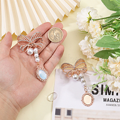 Alloy Bowknot Pendant Decorations&nbsp;JEWB-CA00004