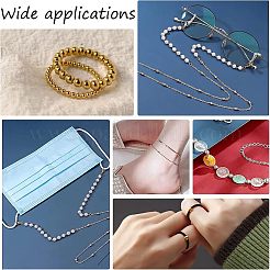 40Pcs 2 Style Textured 304 Stainless Steel Beads&nbsp;STAS-UN0037-81B