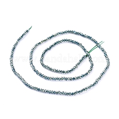 Electroplate Glass Beads Strands&nbsp;X-EGLA-F149-HP-01