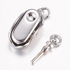 304 Stainless Steel Box Clasps&nbsp;STAS-P100-20M