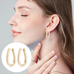 6 Pairs Alloy Hoop Earrings&nbsp;EJEW-UN0003-22G