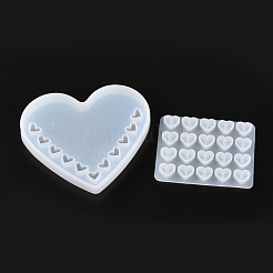 2Pcs Heart Parking Sign Car Number Plate Silicone Molds Sets&nbsp;DIY-P019-13
