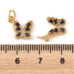 SHEGRACE Brass Micro Pave Cubic Zirconia Charms&nbsp;XGRQ5K654-628G-H
