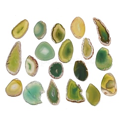 Natural Agate Slices Big Pendants&nbsp;G-E022-1