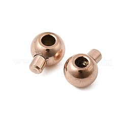 304 Stainless Steel Crimp Beads&nbsp;STAS-G361-02RG