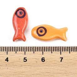 Handmade Famille Rose Porcelain Beads&nbsp;PORC-T136-08M