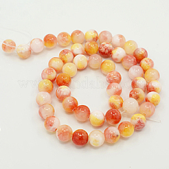 Natural Persian Jade Beads Strands&nbsp;G-D434-6mm-11