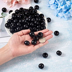200Pcs Spray Painted Natural Wooden Beads&nbsp;WOOD-YS0001-03B