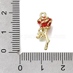 Brass Enamel Pendants&nbsp;KK-K427-12B-G