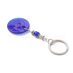 2Pcs Evil Eye Lampwork Keychains&nbsp;KEYC-JKC01454