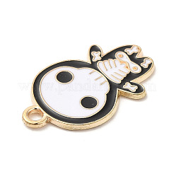 Halloween Themed KC Gold Plated Alloy Enamel Pendants&nbsp;ENAM-L041-02B