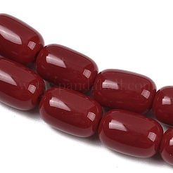 Opaque Glass Beads Strands&nbsp;GLAA-Z015-02G