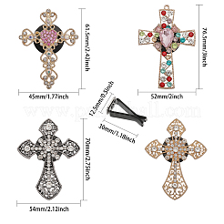 4 Sets 4 Style Zinc Alloy Auto Car Air Vent Perfume Clip&nbsp;FIND-CA0008-09