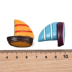 Resin Sailboat Miniature Ornaments&nbsp;RE-CBA17C4-19