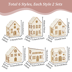 12 Bags 6 Styles DIY Bird's Nest Box&nbsp;AJEW-PH0006-62