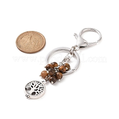 Natural Mixed Gemstone Keychain&nbsp;KEYC-JKC00426