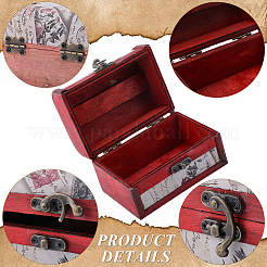1Pc Wooden Portable Storage Boxes&nbsp;CON-CL0001-05A