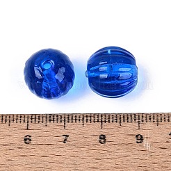 Handmade Ribbed Lampwork Beads&nbsp;LAMP-N042-04A