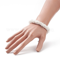 Natural Shell Fragment Irregular Beaded Bracelet & Necklace & Anklet&nbsp;SJEW-JS01264