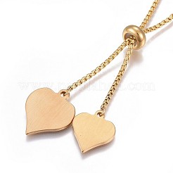 304 Stainless Steel Pendant Necklaces&nbsp;NJEW-P252-04G