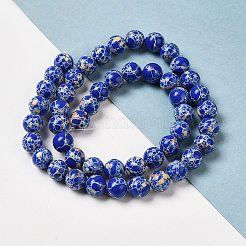 Synthetic Imperial Jasper Dyed Beads Strands&nbsp;G-P507-01A-07