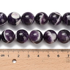 Natural Chevron Amethyst Beads Strands&nbsp;G-I222-14mm-01