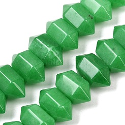 Dyed Natural Malaysia Jade Double Terminated Point Beads Strands&nbsp;G-T142-96