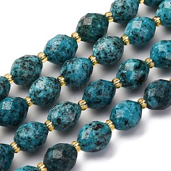 Natural Sesame Jasper Dyed Beads Strands&nbsp;G-D305-B02-01