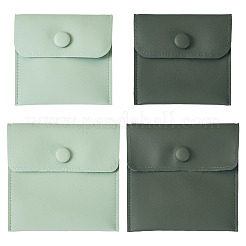 4Pcs 4 Styles PU Imitation Leather Jewelry Storage Bags&nbsp;ABAG-TA0001-64