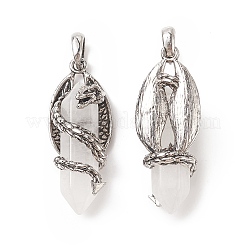 Natural Quartz Crystal Pointed Pendants&nbsp;G-C051-01C