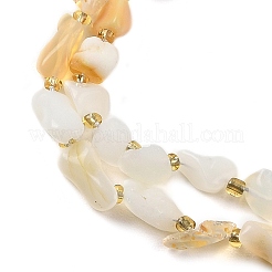 Natural White African Opal Beads Strands&nbsp;G-D101-A10