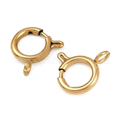 304 Stainless Steel Spring Ring Clasps&nbsp;STAS-B095-05F-G