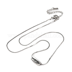304 Stainless Steel Serpentine Chain Necklaces&nbsp;NJEW-K255-33P