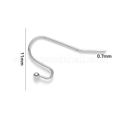 Non-Tarnish 304 Stainless Steel Earring Hooks&nbsp;STAS-S111-005