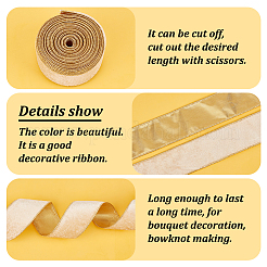 Single Face Velvet Wired Ribbon&nbsp;OCOR-WH0078-222A-02