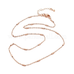 Brass Cable Chain Necklaces for Women&nbsp;NJEW-D302-19RG