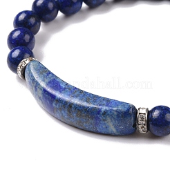 Natural Mixed Stone Beads Charm Bracelets&nbsp;BJEW-K164-B