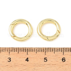 Brass Spring Gate Rings&nbsp;KK-CBA9CBD-10G
