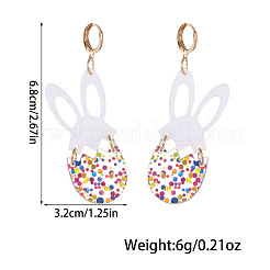 Acrylic Hoop Earrings&nbsp;FS-WG346C1-01