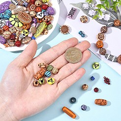 200G 2 Styles Mixed Antique Style Acrylic Beads & Pendants Findings Kits&nbsp;DIY-YW0018-01