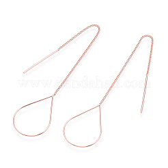 Brass Stud Earring Findings&nbsp;KK-S345-066RG