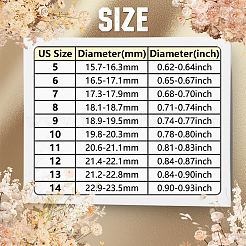 18Pcs 18 Styles 201 Stainless Steel Grooved Finger Ring Settings&nbsp;RJEW-SC0001-41