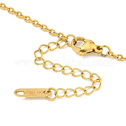 Ion Plating(IP) 201 Stainless Steel Butterfly Pendant Necklaces&nbsp;NJEW-K270-13G